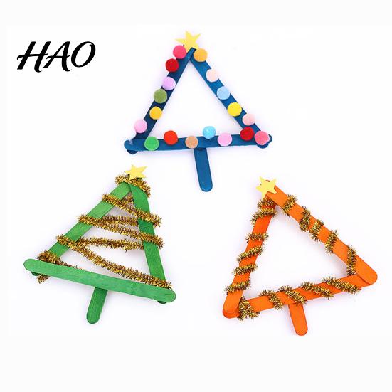Children's Crafts Chenille Stems 100Pcs Glitter Flexible Bendable Plush Tinsel Kids Educational DIY Craft Supplies Toys Crafting Pipe Cleaners