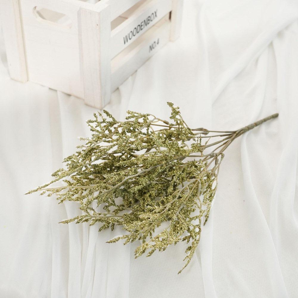 

Table Decoration Artificial Flower Desktop Ornament Faux Flower Statice Wedding Ornament зелений