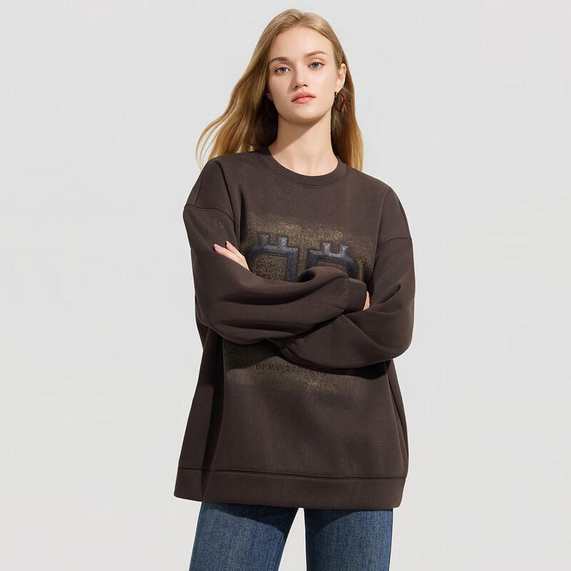 

Women s Autumn/Winter Print Pullover Sweatshirt S