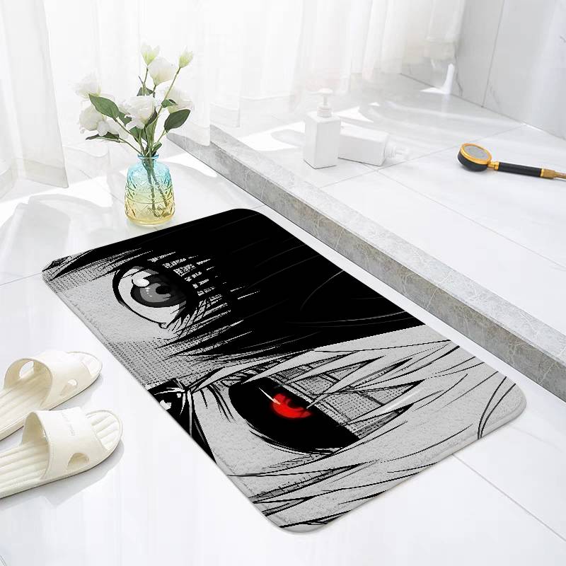 T-Tokyo G-Ghoul K-Kaneki Ken Floor Mat For Living Room Cushions Modern Soft Fluffy Home Rug For Children's Bedroom Play Carpet