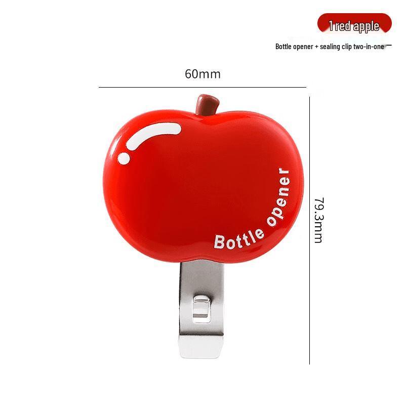 ZISIZ Magnetic Apple Bottle Opener
