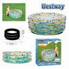 Piscina hinchable transparente diam 150 x h 53 cm