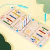 Kid Magnetic Shape Matching Maze Board Montessori Geometry Color Cognition Sorting Sensory Toy Fine Motor Skill Educational Game