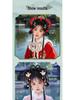 Herbst/Winter Hanfu Perücke und Pompon Stirnband Haaraccessoires Set