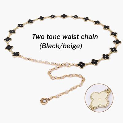 Vier Jahreszeiten Verfügbar Neue Europäische Und Amerikanische Blume Metall Elegant Kette Damen Feine Dekoration Hundert Passende Röcke, Kleider, Gürtel