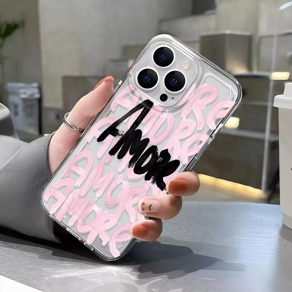 Amore-Love Italian Romantic Phone Case for Samsung Galaxy A55 A35 A25 A15 5G A24 A23 A22 A32 A52 A52S A71 A72 A51 4G Cover