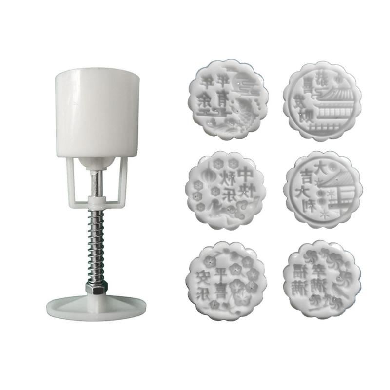 

Шаблоны персонажей Формы для лунного пирога Праздник середины осени Инструмент для изготовления лунного пирога Штамп для печенья Ручной пресс Инструмент для выпечки лунного пирога 1