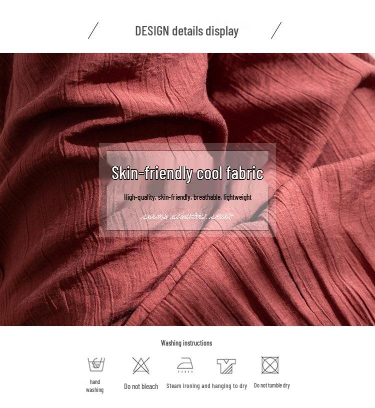 Women's Summer Loose Wide-Leg Linen Pants - Lightweight Ice Silk, Versatile Straight Leg Style, Casual Yamamoto Design