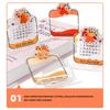 2026 Card Inser 2D Acrylic Desktop Calendar Cartoon Cute Pony Office School Bookmarks  Clips Decorative 2026  Year Gift