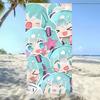 Cartoon Towel Beach Quick Dry Pool Camping Towels M-MikueS-ES Travel Soft Gift Gym H-HatsuneS-ES Shower Sports