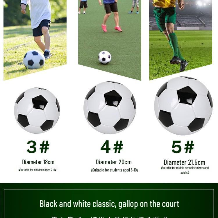 Kinder-Fußball-Trainingsball - Erhältlich in den Größen 2, 3, 4, 5, Verdickt für den Spielgebrauch