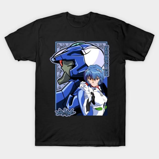 2026 Summer New Arrival Evangelion Pattern Street Style Print ShortSleeve TShirt Y2K Style Suitable for Both Unisex and Unisex