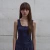 LCDC™ Frill Sleeveless Top (Dark Navy)