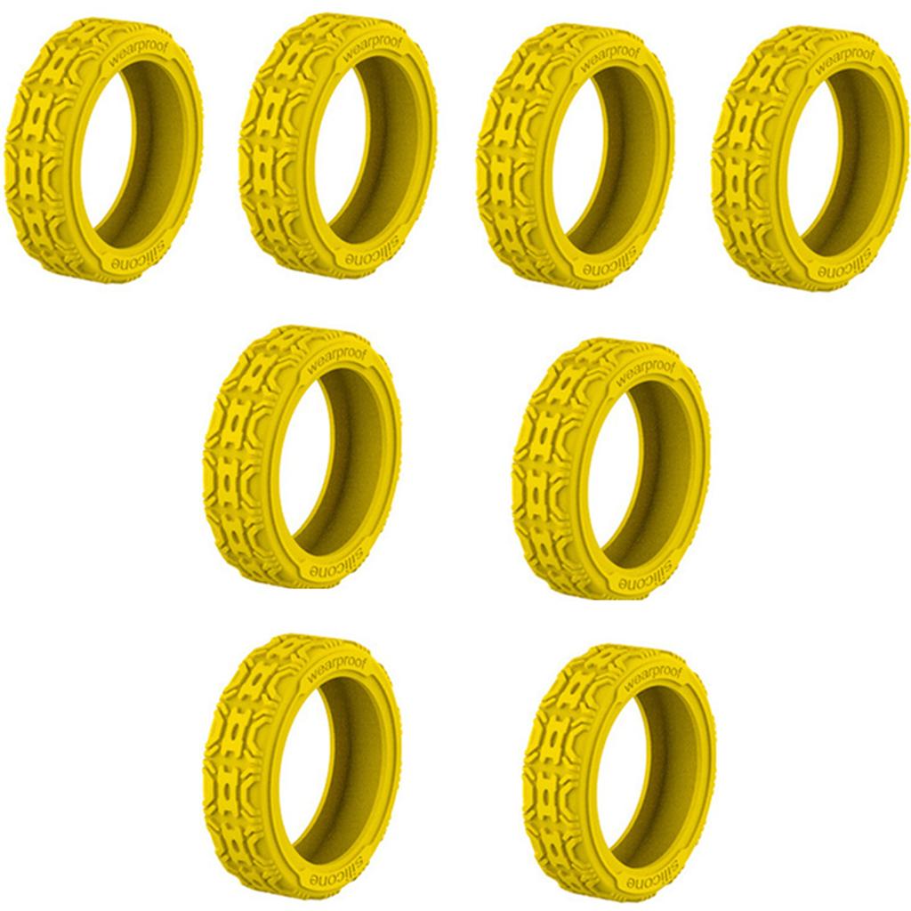 4/8pcs Durable Silicone Luggage Wheel Protectors Cover for Travel Suitcases Reduce Noise Wheels Guard Cover