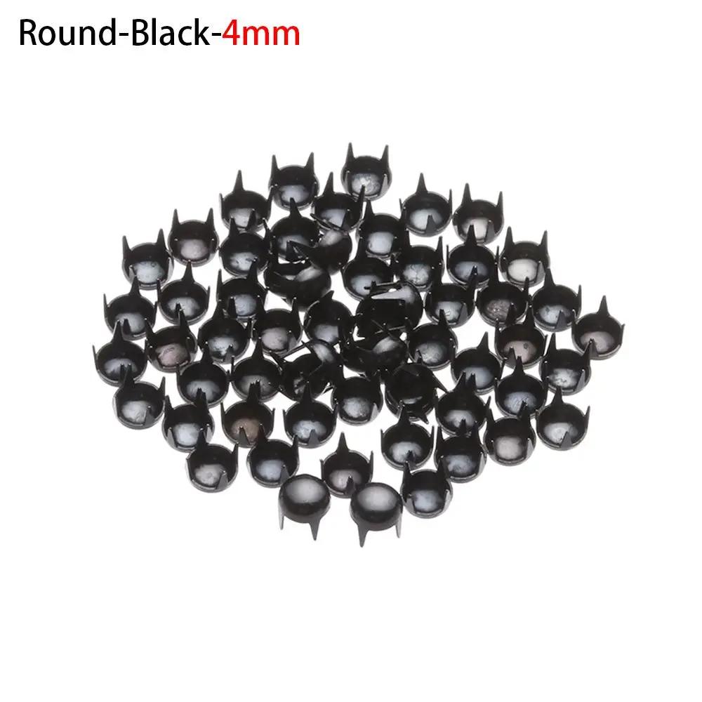 50Pcs Doll Buttons Metal Round Star Rivet Claw Nail Buckles For 1/6 Doll Clothes Decoration Sewing Bags Shoes Accessories