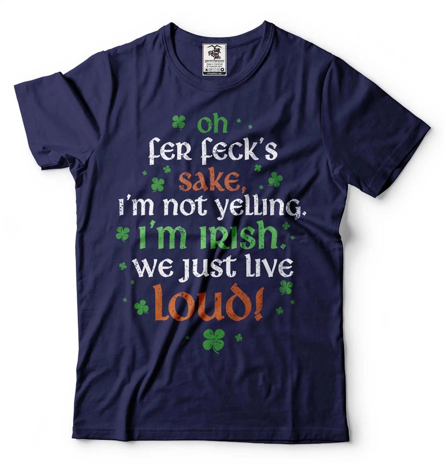 

I m Irish Tshirt Funny Irish Ireland Patriotic Tee Saint Patrick s Day Gift Tee M
