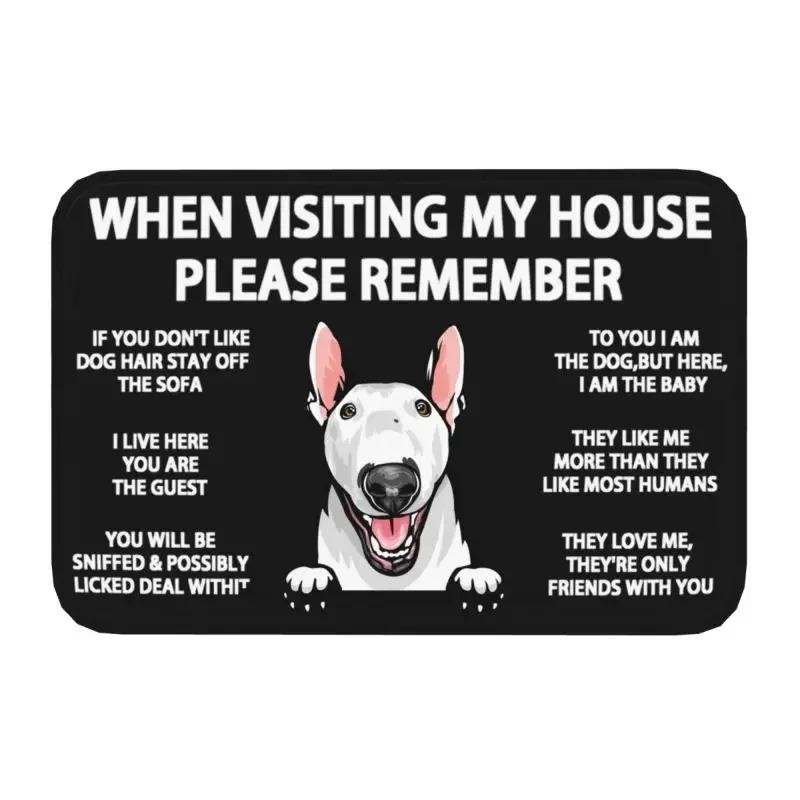 French Bulldog Doormat Mat Anti-Slip Frenchie Dog Bath Kitchen Living Room Rug Carpet 40*60cm