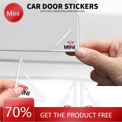 Cars R56 For BMW MINI 2Pcs New Car Styling Door Corner Protector Silicone Bumper Sticker For BMW Mini Cooper F54 F55 F56 R56 R60