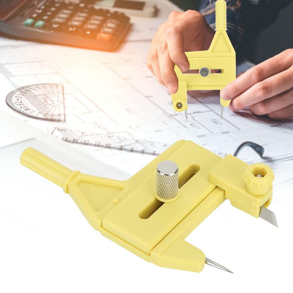 Smooth Solid Circle Cutter Sharp Durable Compass Cutter Practical Adjustable Paper Cutter Fabric Cut