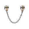 Heart Chain 925 Silver 14K Gold Safety Chain Unisex Jewelry 790307_P1