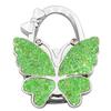 Large Matte Butterfly Hanging Bag Hook - Foldable Women's Bag Buckle & Portable Table Edge Hook for Luggage Accessories.
