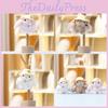 Hat Rabbit Plush Toy Key Chain Stuffed Doll Pendant Backpack Gift Decoration