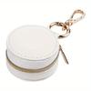 1 STK Einfache Tragbare Mini Leder PU Schmuckschatulle Schlüsselanhänger Reisetasche Anhänger Ohrring Ring Aufbewahrungsbox Schlüsselanhänger Zubehör