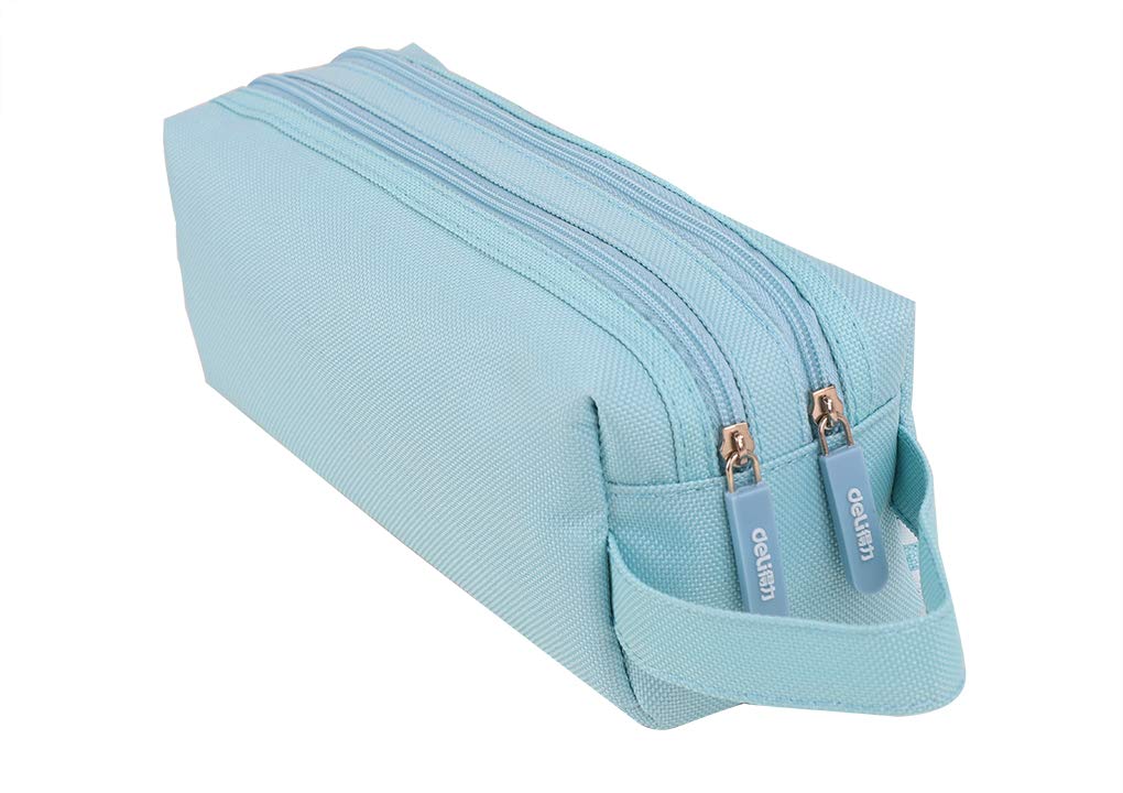 Federmäppchen mit großer Kapazität aus Canvas für Grund- und Unterstufe Federmäppchen für Jungen und Doppelstift 2 Bleistifte Oberstufe Kleinartikel