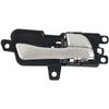 Standard Replacement Interior Door Handle Pair Left Right ABS Silver Black for Hyundai 2011 To 2014 Vehicle Models