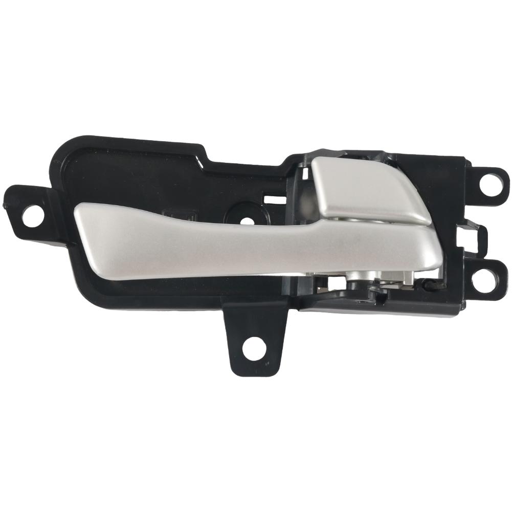 Standard Replacement Interior Door Handle Pair Left Right ABS Silver Black for Hyundai 2011 To 2014 Vehicle Models