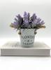 Nordic Lavender Bonsai In Retro Tin Bucket - Artificial Plant for Home Decoration Display