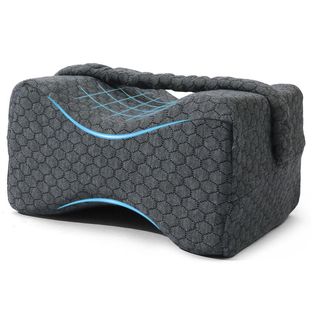 Ergonomic Memory Foam Knee Pillow for Pressure Relief and Pregnancy Support
