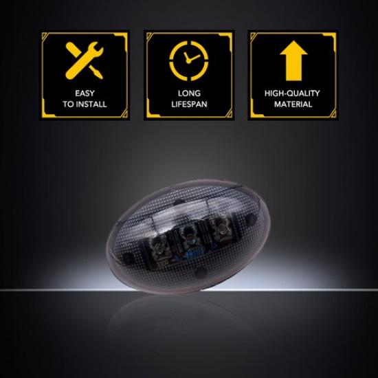 4Pcs Truck Bed Fender Marker Side LED Lights for Ford F350 F450 F550 Super Duty