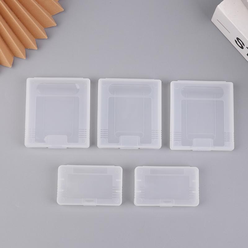 5Pcs Transparent Game Cartridge Case For Gameboy Advance Gba Gbc Plastic Dustproof Box Cover For Gameboy Color Pocket