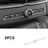 Geeignet für Volvo XC60 XC90 S60 S90 V60 V90 Mittelkonsolen-Einstellknopf Aufkleber Innendekoration