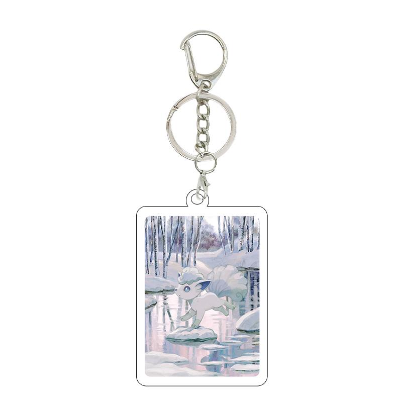 1pc Anime Charizard Mewtwo Gardevoir Cartoon Cool Game Characters Self Made Acrylic Keychain 5cm Pendant Decor Gifts Wholesale