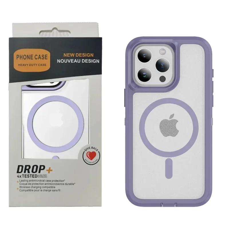 Defender Series XT Magsafe Hülle für IPhone 17 Pro Max Air 16 E 15 Plus 14 13 12 Ott Armor Box Kabelloses Laden Schutzhülle