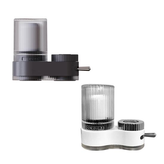 Faucet Mount Water Filter Kitchen Sink Filter Water Faucet Activated Carbon Water Faucet Filter for Reducing Chlorine Limescale Heavy Metals