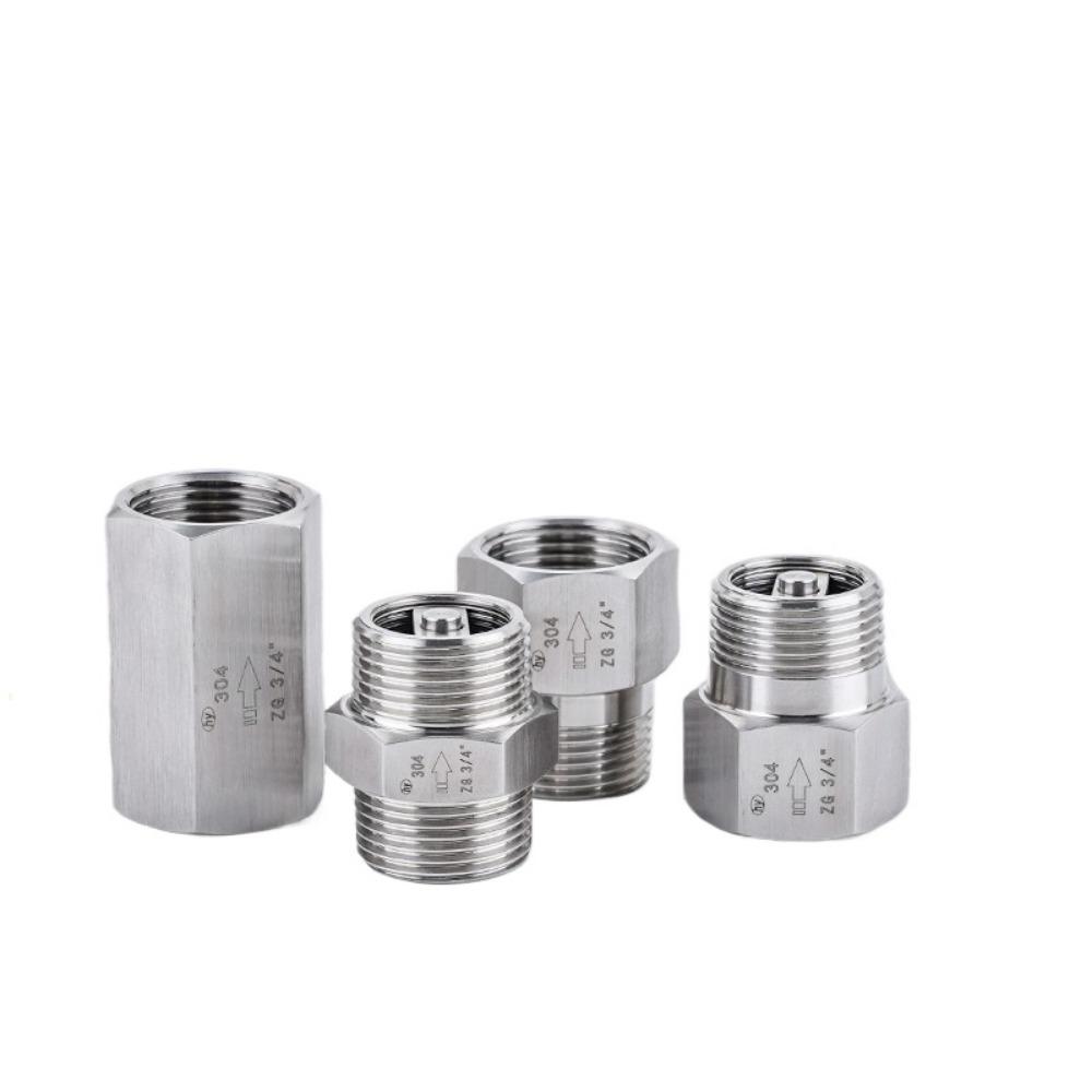 3000 PSI 240C G 1/8" 1/4" 3/8" 1/2" BSPP Female Male 304 Stainless Steel Non-return One Way Check Valve Water Gas Oil