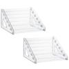 FALOFALO 7-Tier Figure Display Stand Set of 2 Acrylic Clear Cases Hina Shelf Cosmetics Exhibition Storage