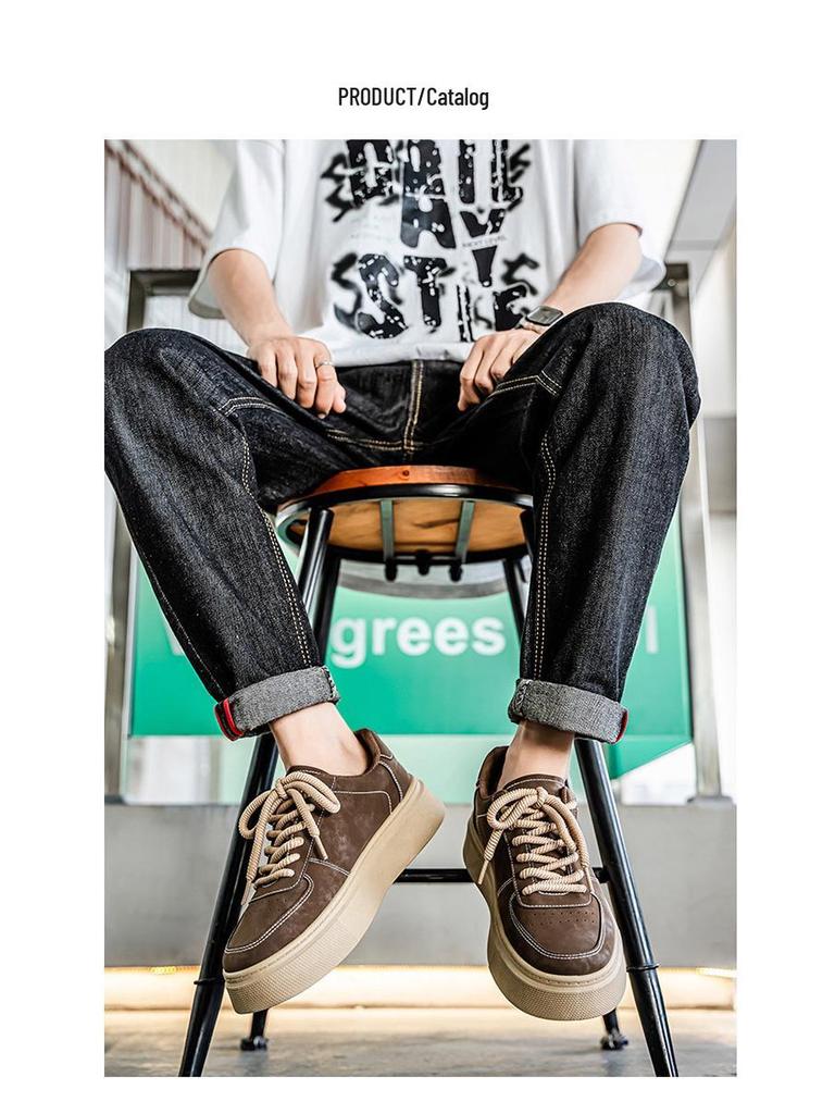 Herren 2025 Sommer Trendige Freizeit-Sneaker: Nischendesign für Teenager & Vielseitige Sportmode