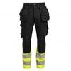 Jobman Mens Craftsman Stretch Hi-Vis Trousers