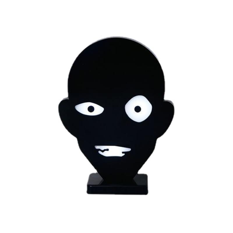 Small Night Light with Prisoner, Black Clothes People, Household Desktop Decoration, Creative Bedside Atmosphere Lamp Decoration
