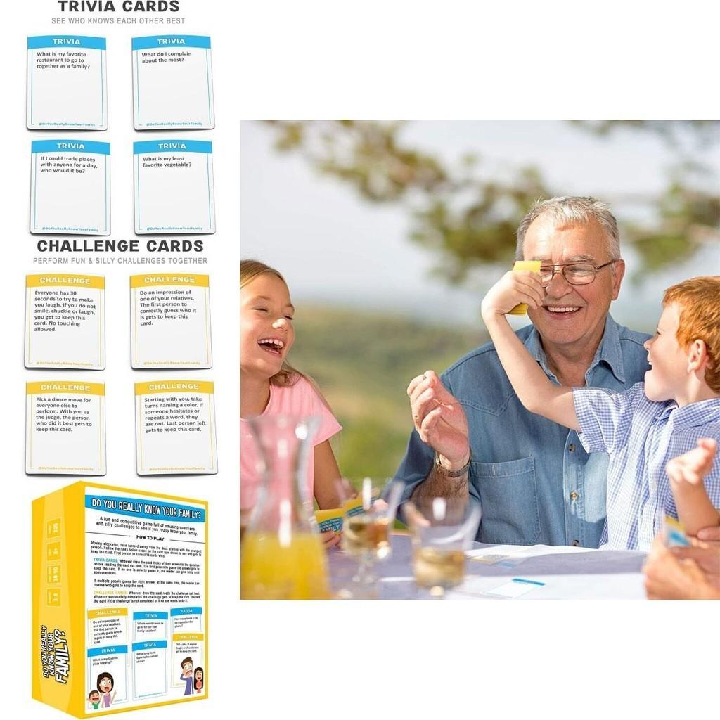 Genuinedo You Really Know Your Family Educational Board Game For All Ages