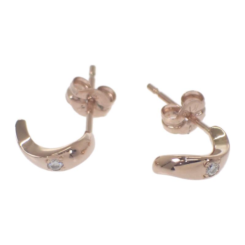 4℃  Pierce K18 Pink Gold Women