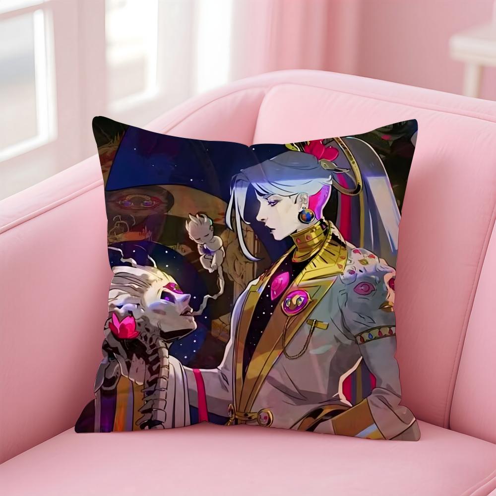 H-Hades Game Cushion Cover Home & Car Multi-Scene Pillow Cover - Reversible, Soft & Durable for Daily Use