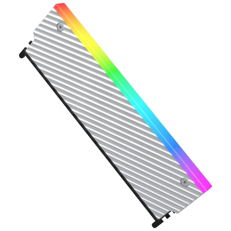5V 3PIN ARGB DDR Memory RAM Cooler Aura Sync Memory Heat Sink with Thermal Silicone Pad for DDR2 DDR3 DDR4 DDR5 Desktop Computer