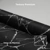 Stylish Black Marble PEVA Shower Curtain Waterproof Anti Mold Bath Liner for Tub RV Bathroom Partition