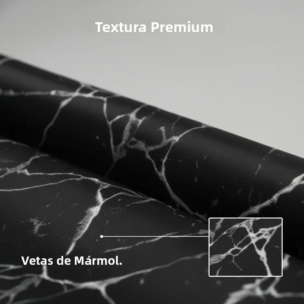 Stylish Black Marble PEVA Shower Curtain Waterproof Anti Mold Bath Liner for Tub RV Bathroom Partition