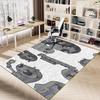 1 Stück Powerpuff Girls Teppich Anti-Rutsch Polyester Fußmatte für Büro.Schlafzimmer